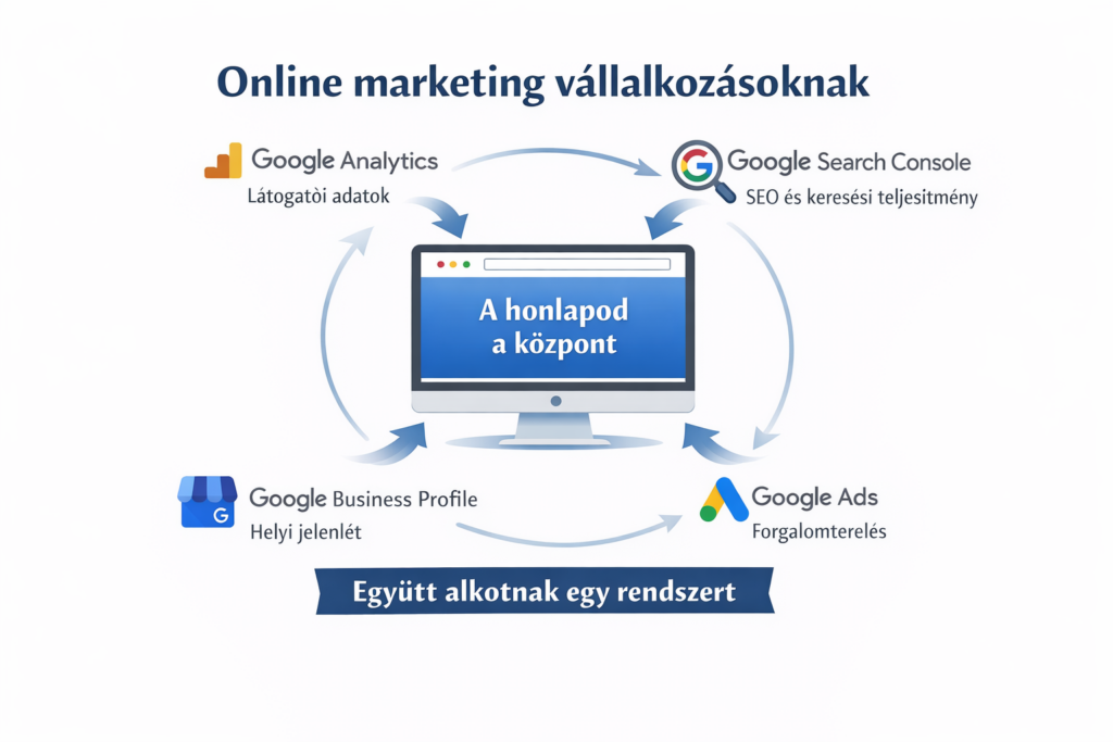 online marketing vállalkozásoknak google termékek_ webdesign by Lilith