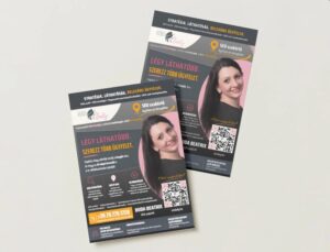 SEOlady Szórólap design arculattervezés